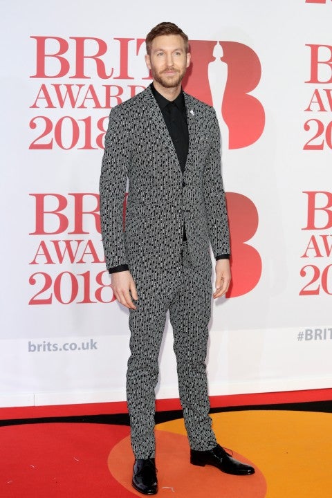 Calvin Harris at 2018 BRIT Awards