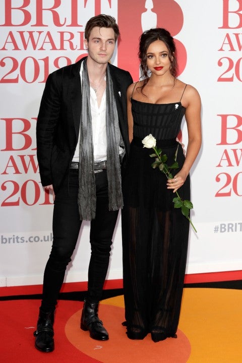 Jade Thirwall and boyfriend at BRIT Awards