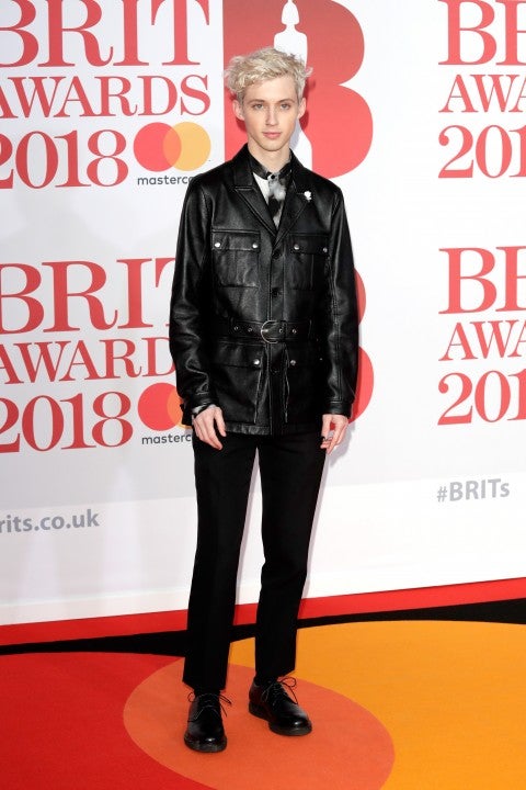 Troye Sivan at 2018 BRIT Awards
