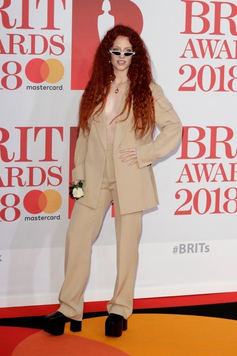 Jess Glynne at 2018 BRIT Awards