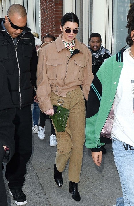 Heidi Klum goes shopping around SoHo in New York City on Feb. 8.