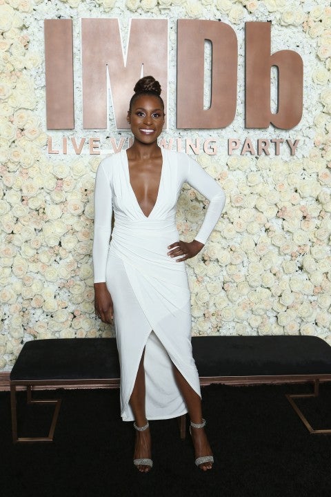 Issa Rae at imdb live viewing party