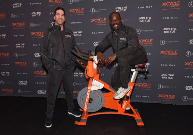David Schwimmer and Sterling K. Brown Support Cycle for Survival in New York