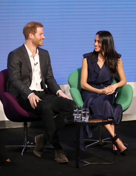 Prince Harry and Meghan Markle at the first annual Royal Foundation Forum