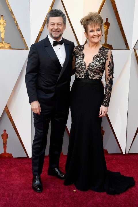 Andy Serkis and Lorraine Ashbourne at 2018 Oscars