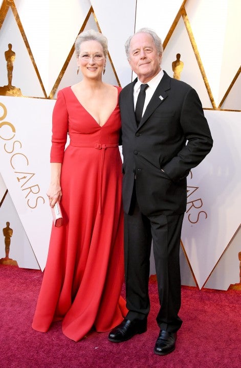 Meryl Streep and husband at 2018 Oscars