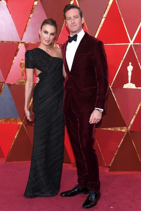 Elizabeth Chambers and Armie Hammer at 2018 Oscars