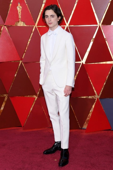 Timothee Chalamet at 2018 Oscars