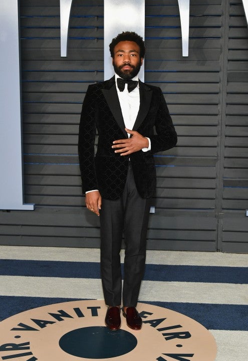 Donald Glover at 2018 vf party
