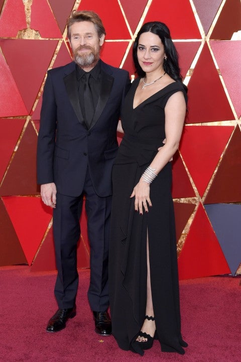 Willem Dafoe and Giada Colagrande at 2018 Oscars