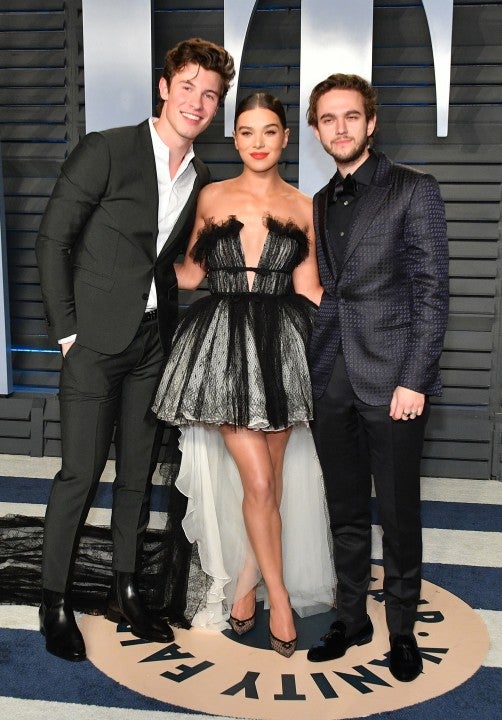 Shawn Mendes, Hailee Steinfeld and Zedd at vf party