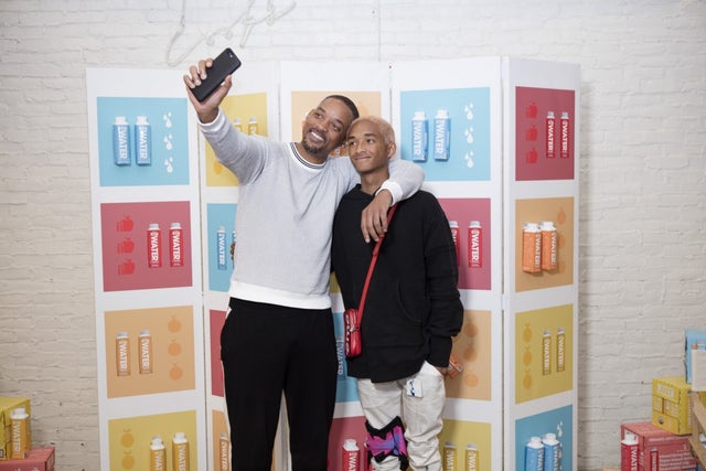Will and Jaden Smith at expo west