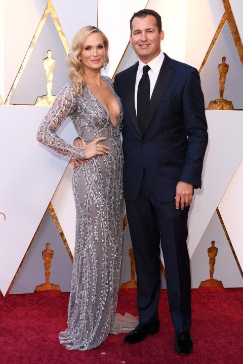 Molly Sims and Scott Stuber at 2018 Oscars