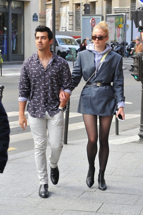 Joe Jonas and Sophie Turner in Paris