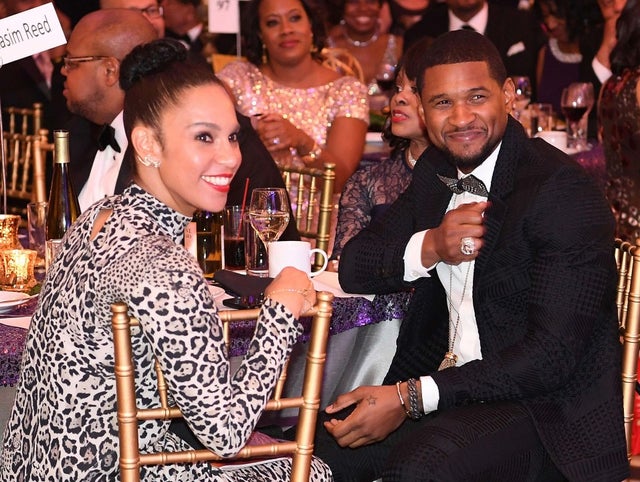 Usher and wife Grace Miguel