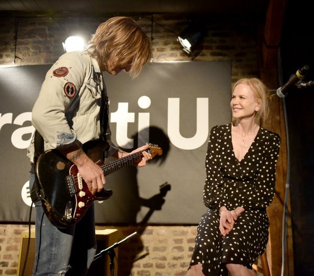 Keith Urban and Nicole Kidman at Spotify fan event