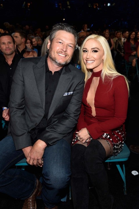 Blake Shelton and Gwen Stefani at the 53rd Academy of Country Music Awards