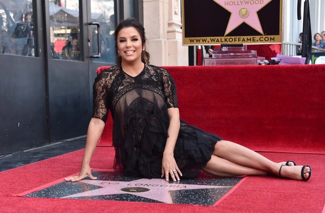 Eva Longoria gets a star on the Hollywood Walk of Fame on Apr. 16