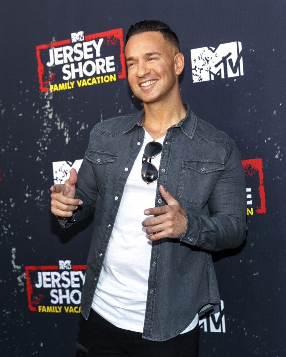 Mike Sorrentino arrives at the 'Jersey Shore Family Vacation' Premiere Party 