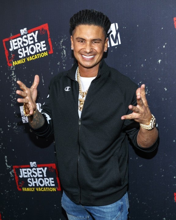 Pauly DelVecchio arrives at the 'Jersey Shore Family Vacation' Premiere Party
