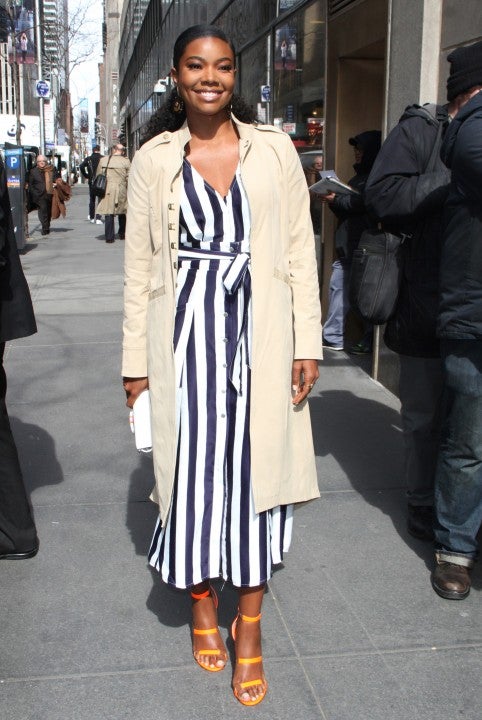 Gabrielle Union in NYC in April 2018
