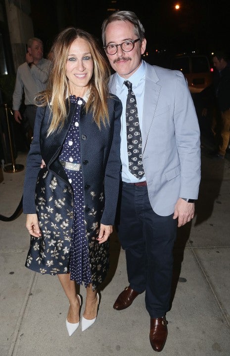 Sarah Jessica Parker and Matthew Broderick at Seafarer opening night afterparty