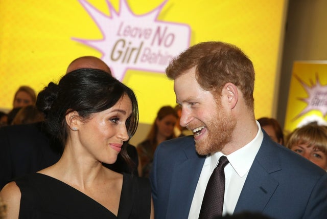 Meghan Markle and Prince Harry at Women's Empowerment reception