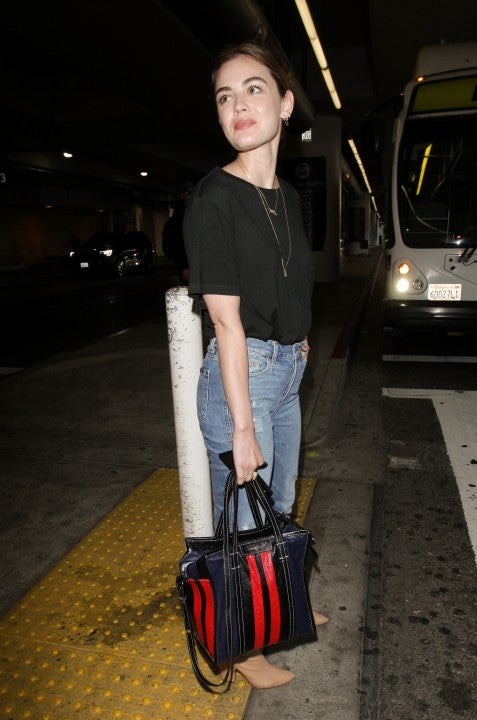 Lucy Hale at LAX