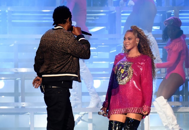 Jay Z and Beyonce at Coachella weekend 2