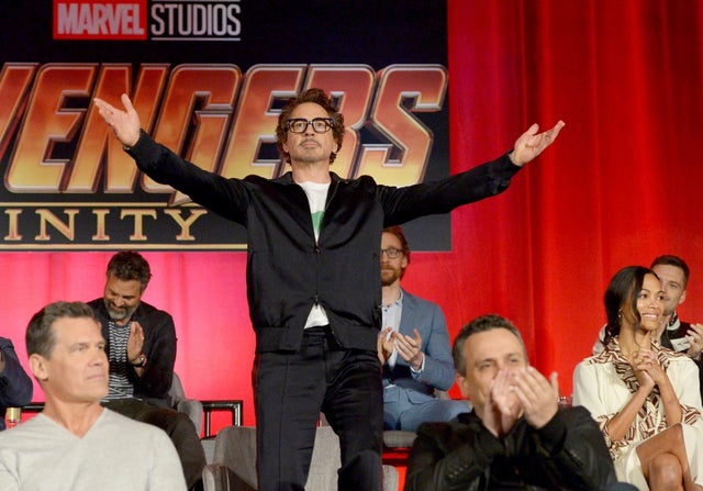 Robert Downey Jr. at Avengers press conference