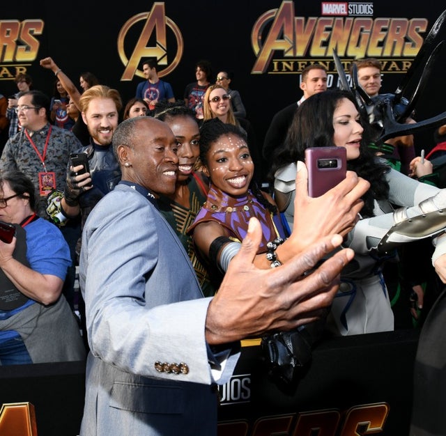 Don Cheadle at Avengers Infinity War premiere