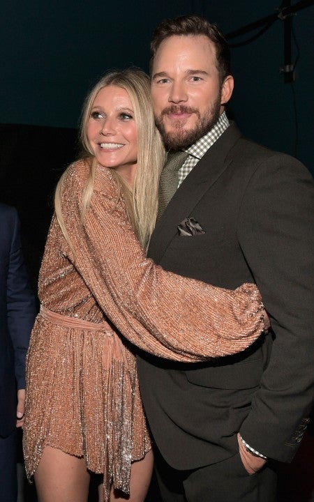Gwyneth Paltrow and Chris Pratt at Avengers Infinity War premiere