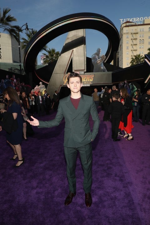 Tom Holland at  Avengers: Infinity War premiere
