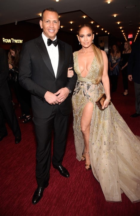 Alex Rodriguez and Jennifer Lopez at Time 100 Gala