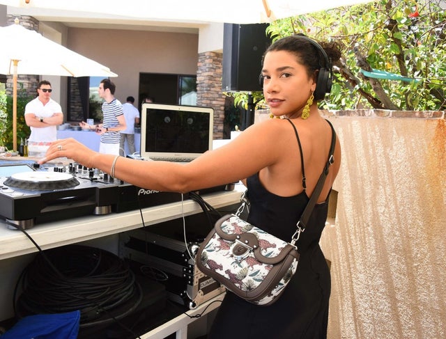 Hannah Bronfman at Furla's Italian aperitivo and pool party in Palm Springs