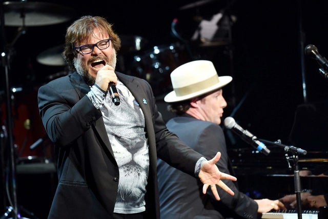 Jack Black at the 5th Annual Light up the Blues Concert in Hollywood on April 21
