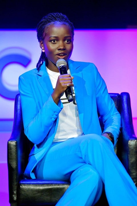 Lupita Nyong'o at the Time's Up panel discussion at the Tribeca Film Fest on Apr. 28
