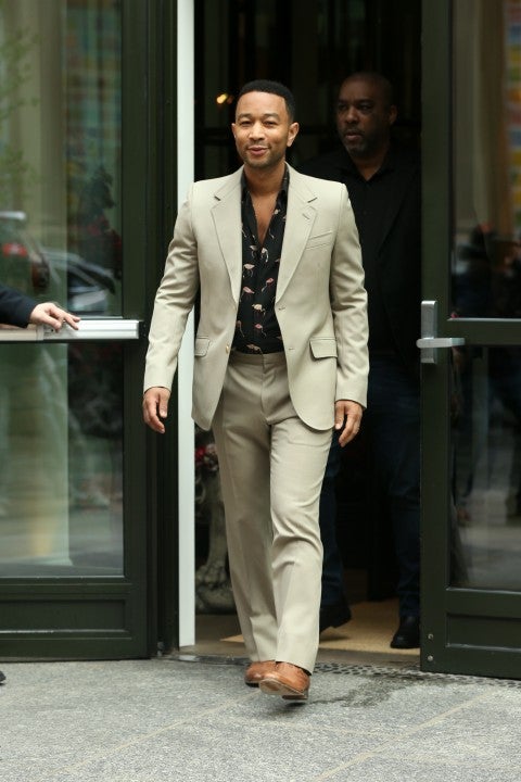 John Legend at Crosby Hotel in NYC