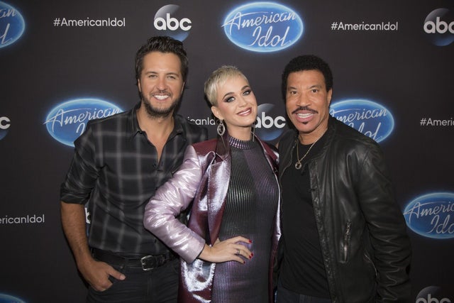 Katy Perry, Luke Bryan and Lionel Richie at march auditions