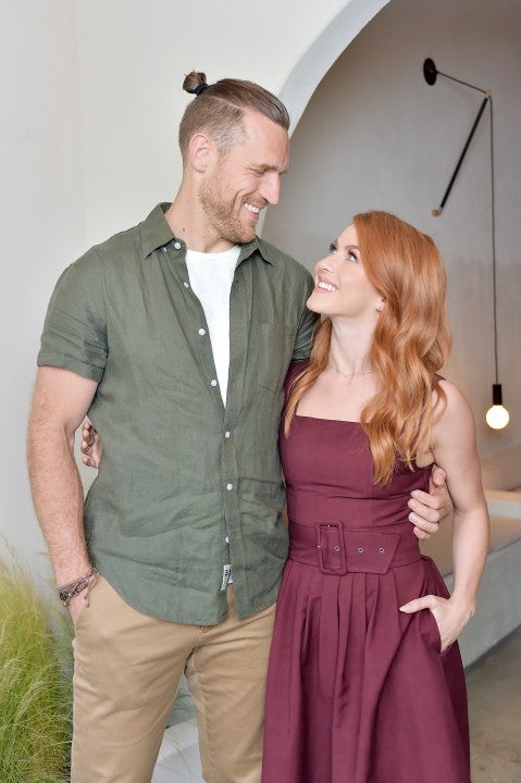 Brooks Laich and Julianne Hough at Love United event