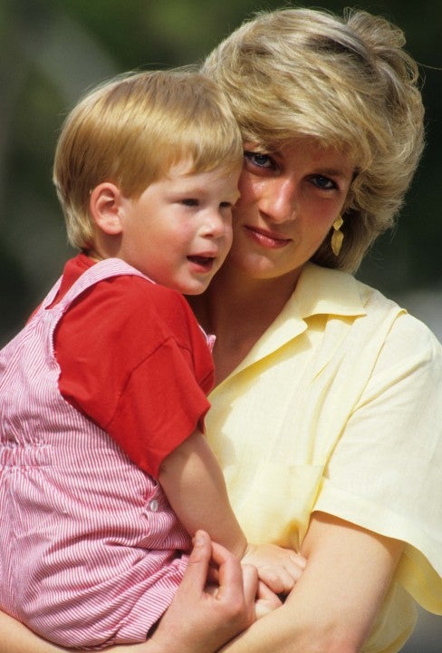 Princess Diana and Harry on Vacation in Majorca, Spain, in August 1987