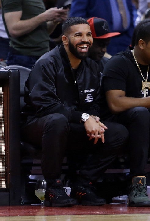Drake at Toronto Raptors game