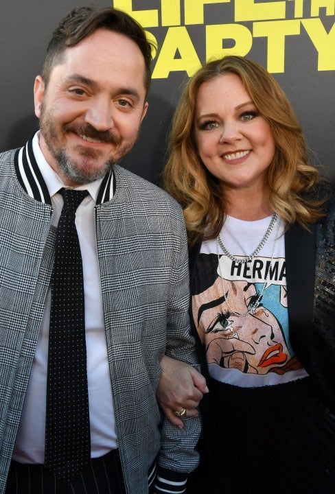 Ben Falcone and Melissa McCarthy at Life of the Party premiere