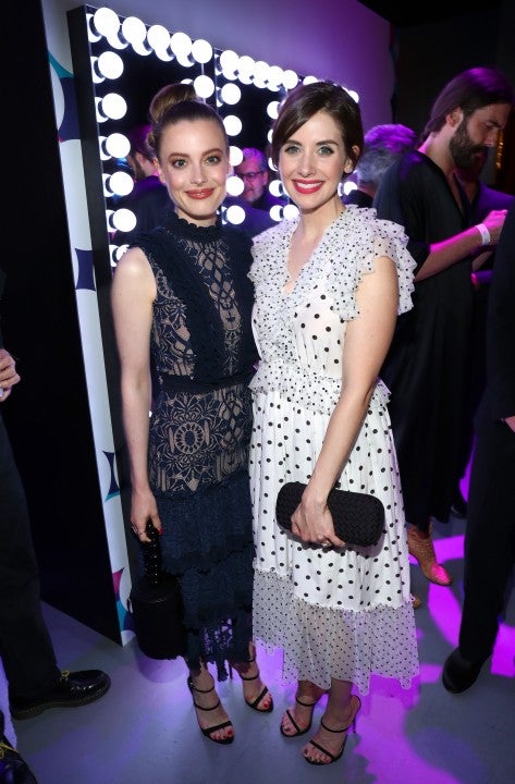 Gillian Jacobs and Alison Brie at Netflix event