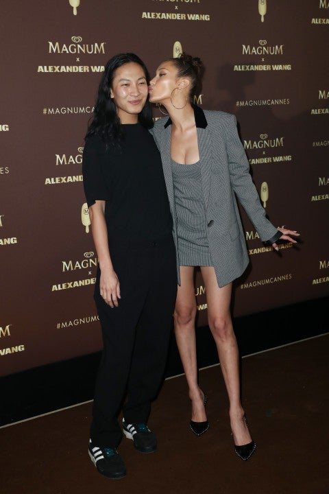 Alexander Wang and Bella Hadid at Cannes