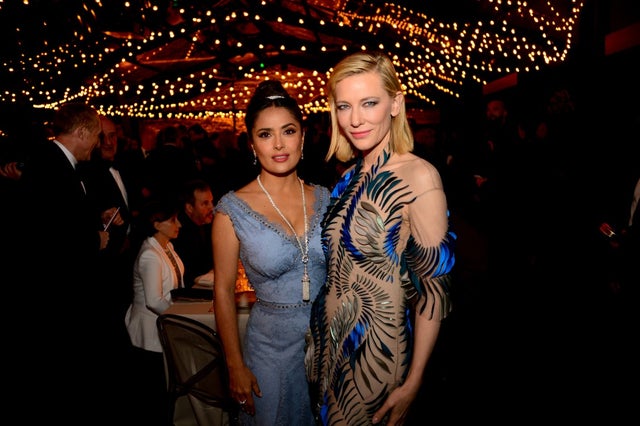 Salma Hayek and Cate Blanchett at Cannes