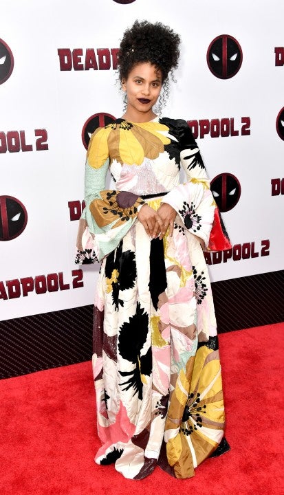 Zazie Beetz at Deadpool 2 premiere