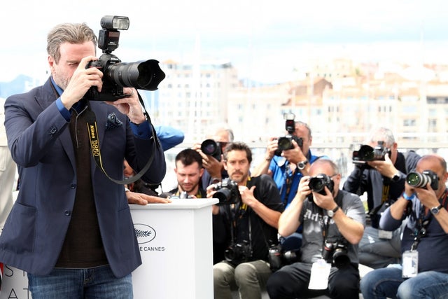 John Travolta at Gotti photocall at Cannes