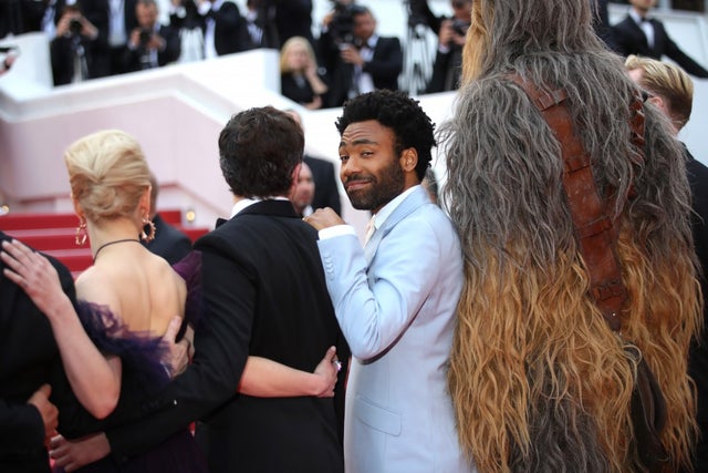 Donald Glover at Solo screening during Cannes