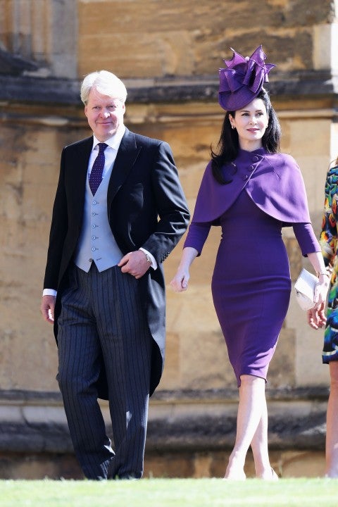 Charles and Karen Spencer at royal wedding
